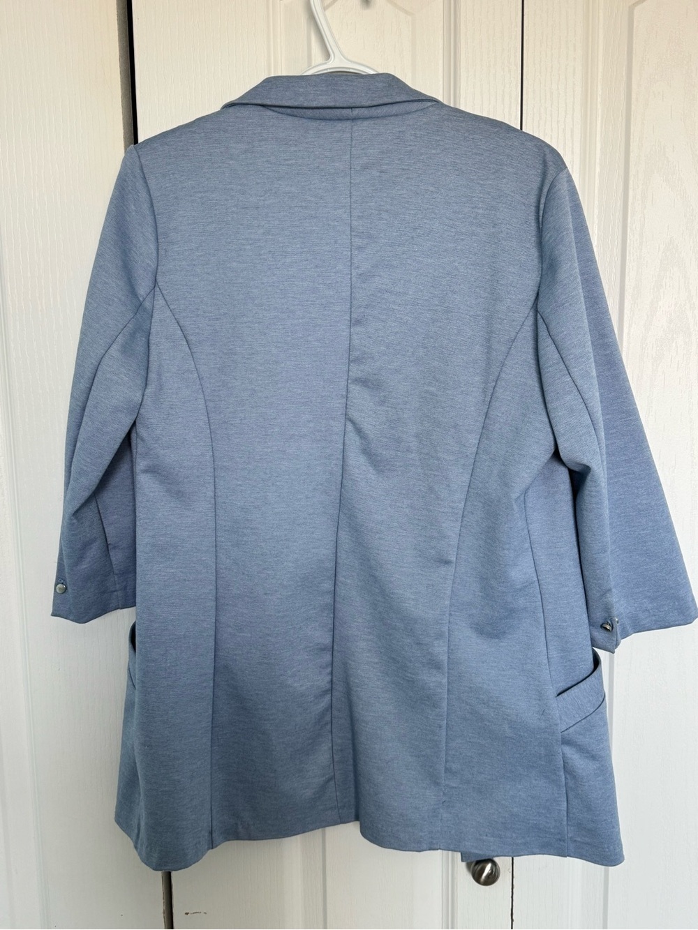 Dynamite Powder Blue Open-Front Blazer - Picture 7 of 8